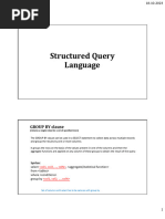 Grouping Records, Joins in SQL