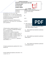 2 Trabalho de Matatemática 8 Ano