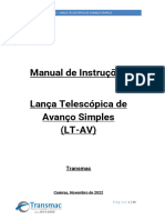 Manual LANÇA TELESCÓPICA DE AVANÇO SIMPLES