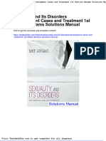 Sexuality and Its Disorders Development Cases and Treatment 1st Edition Abrams Solutions Manual