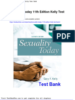 Sexuality Today 11th Edition Kelly Test Bank