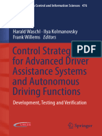 Control Strategies For Advanced Driver Assistance Systems and Autonomous Driving Functions (Harald Waschl, Ilya Kolmanovsky, Frank Willems)