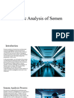 Forensic Analysis of Semen