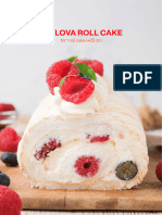 Pavlova Roll Cake