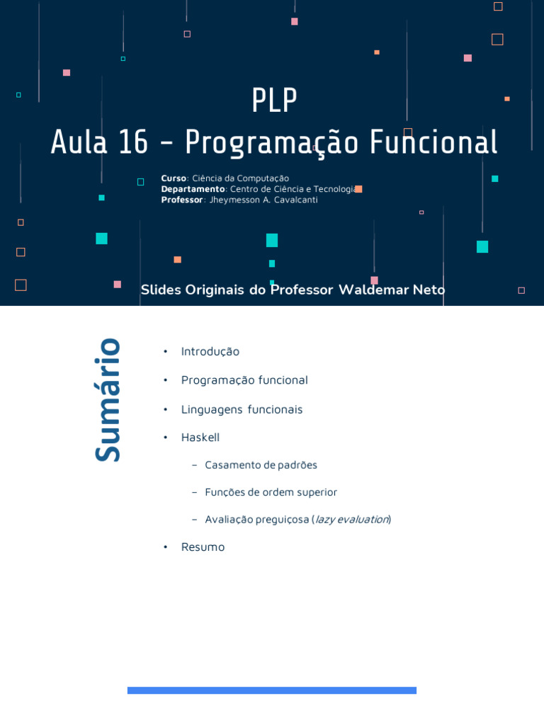 Programação Funcional em Haskell | PDF | Métodos e Materiais de Ensino