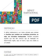 Défict Habitacional