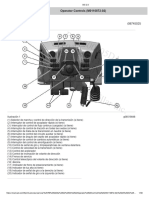 Controles de Excavadora Cat 420