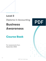AAT Business Awareness Course Book 2022-Unlocked