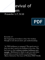 Proverbs 12 Revival of Wisdom