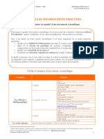 Grille Analyse Article Scientifique