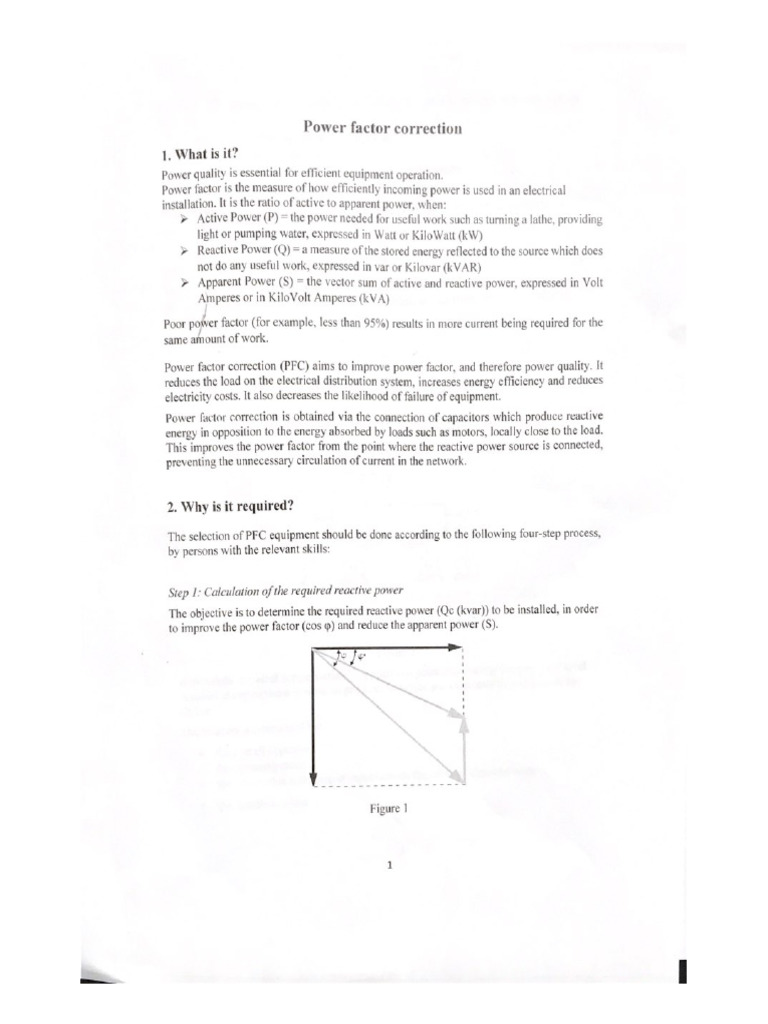 Power Factor Correction PDF