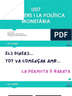 ECONOMIA-UD7-Els Diners I La Política Monetària