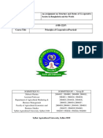 Structure and Status of Co-Operative Society in Bangladesh and The World