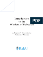 Introduction To The Wisdom of Kabbalah Content