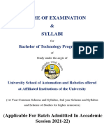 Scheme and Syllabus - For Batch Admitted in 2021-22 of B.Tech (AIML - AIDS - IIOT)