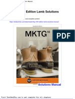 MKTG 10th Edition Lamb Solutions Manual