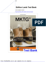 MKTG 10th Edition Lamb Test Bank