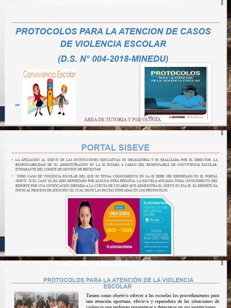 Protocolo de Atención a Violencia Escolar | PDF | Violencia | Violación