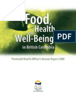 Food Health and Well Being in British Columbia