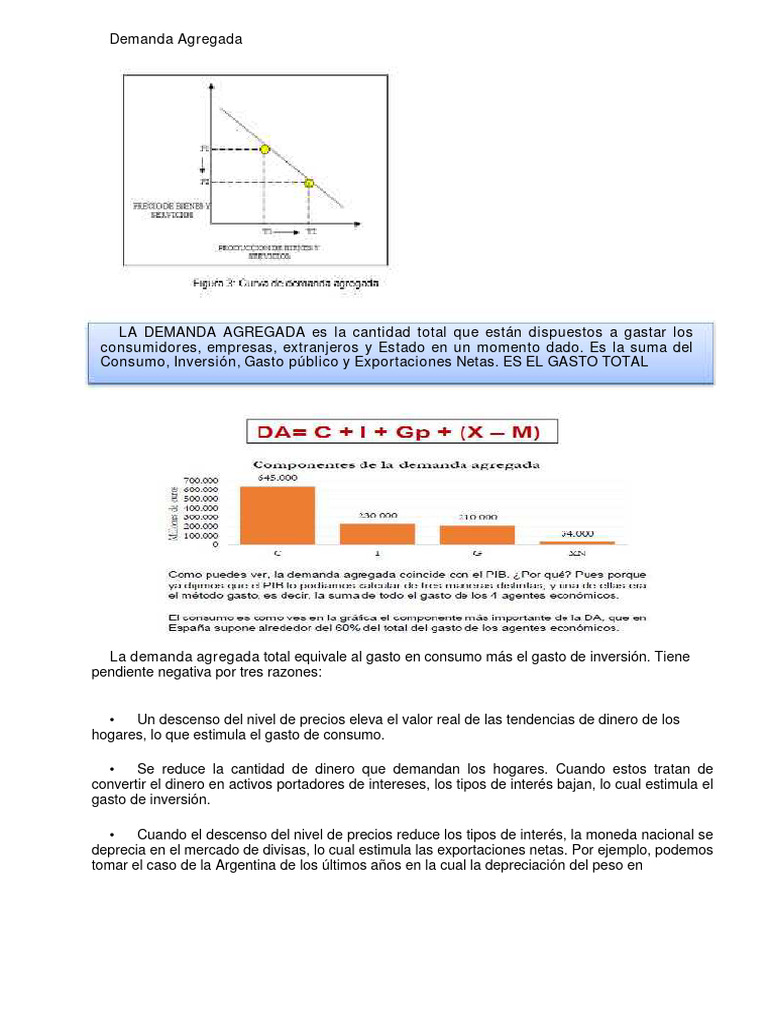 Demanda y Oferta Agregada | PDF | Oferta y demanda | Equilibrio económico