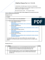 Arbeitsauftrag Mathe Klasse 5e 1.2. 5.2