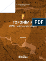 Toponimia - ATEMS - Vol I - Digital