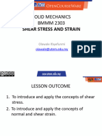 Week 2 - Shear Stress and Strain - ULearn