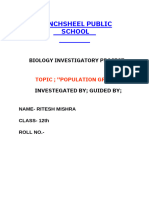 Biology Investigatory Project GGG 1 PDF