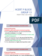 L2 GP 13 P - BLOCK ELEMENTS