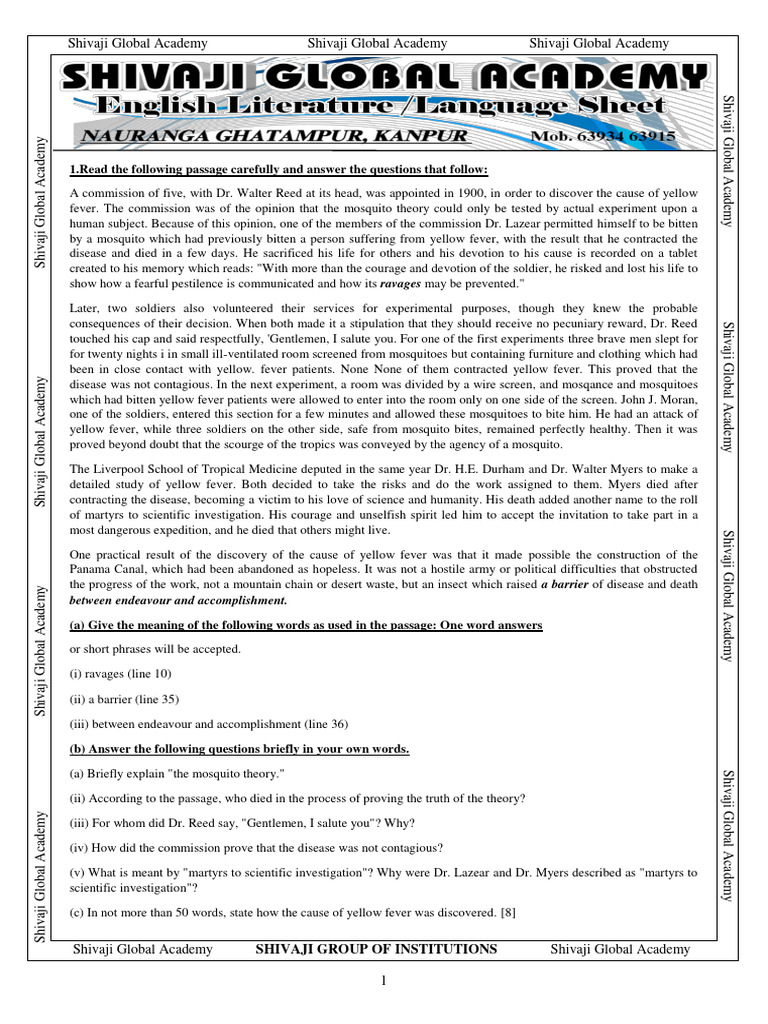 Comprehensive PDF Yellow Fever