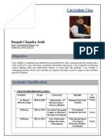 Deepak Joshi Resume Updated 15 Sept 2023