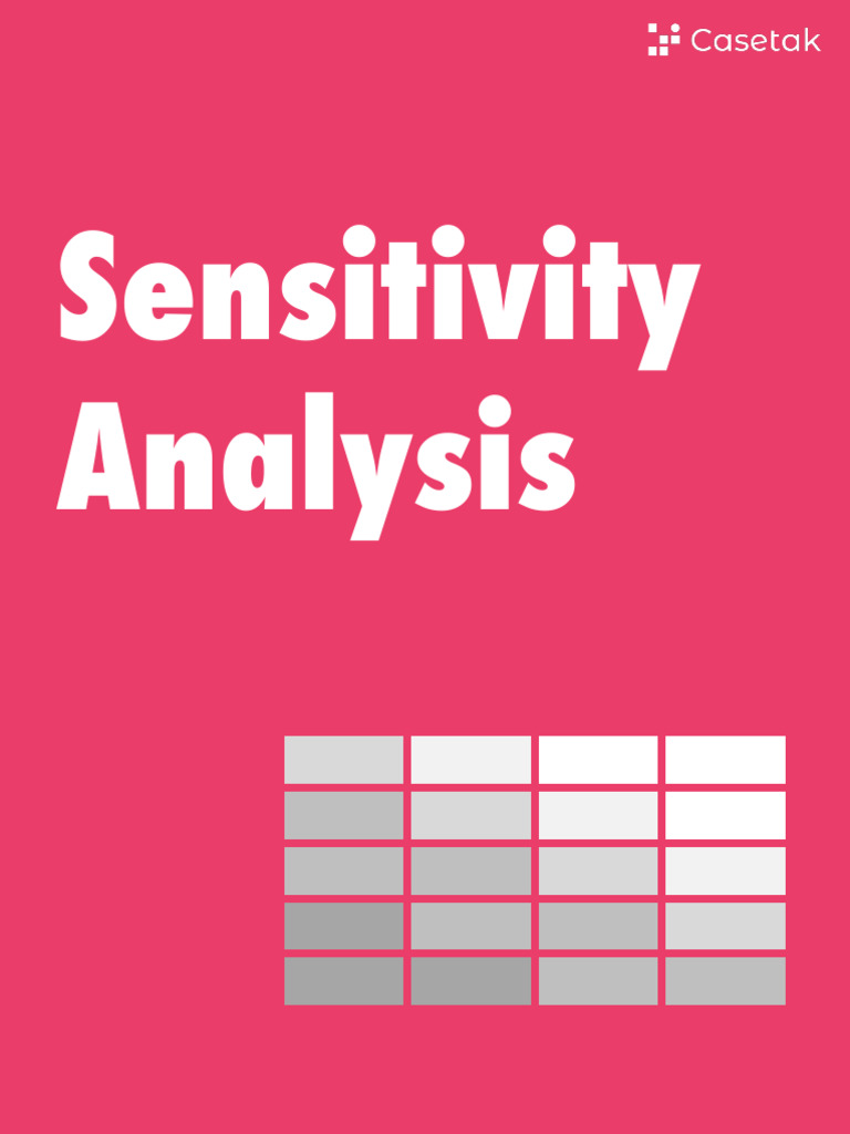 Excel Sensitivity Analysis Guide | PDF | Gross Margin | Sensitivity ...