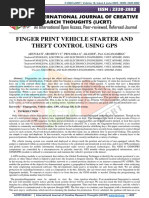 Finger Print Vehicle Starter and Theft Control Using Gps