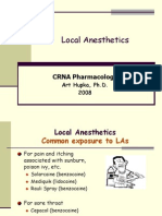Local Anesthetics: CRNA Pharmacology