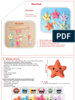 Crocheted Starfish Amigurumi Soft Toy Crochet Pattern 0