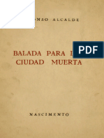 Balada para la ciudad muerta - Alfonso Alcalde