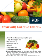 cÔNG NGHỆ BẢO QUẢN RAU QUẢ