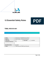 05 TDBL-HS-B-S-001 - 12 Essential Safety Rules - V 1.0