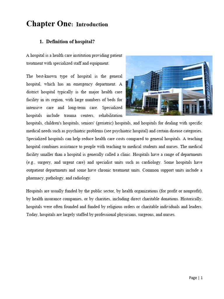 Understanding Hospital Types and Design | PDF | Hospital | Stairs