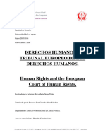 Derechos Humanos Y Tribunal Europeo de Los Derechos Humanos