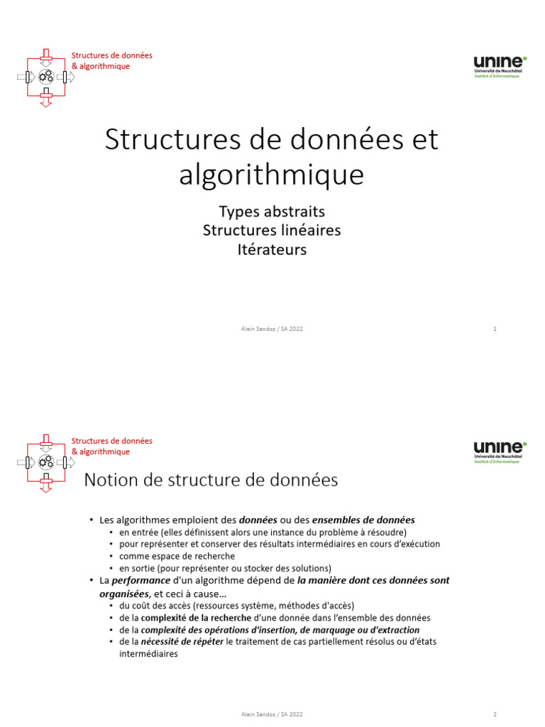 2022 SDA 04 Types Abstraits - Structures Linéaires | PDF | Classe ...