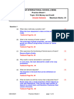 AS - CBSE - X - SS - Ch3 - Money and Credit - Practice Sheet - 1