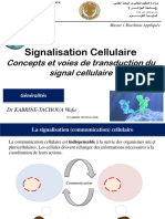Cours 1 Généralités Sur La Signalisation Cellulaire 1