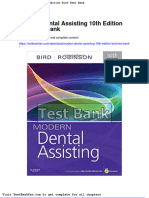 Modern Dental Assisting 10th Edition Bird Test Bank