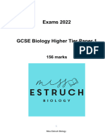 GCSE Biology Paper 1 2022 r6zr18