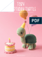 Toby The Birthday Turtle Crochet Pattern