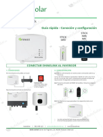 Manual Growatt Shine Link Conexion Configuracion