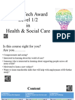 Health - Social Care RSW 2022