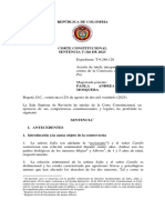 Vea Sentencia Corte Constitucional de Colombia T 326 23.