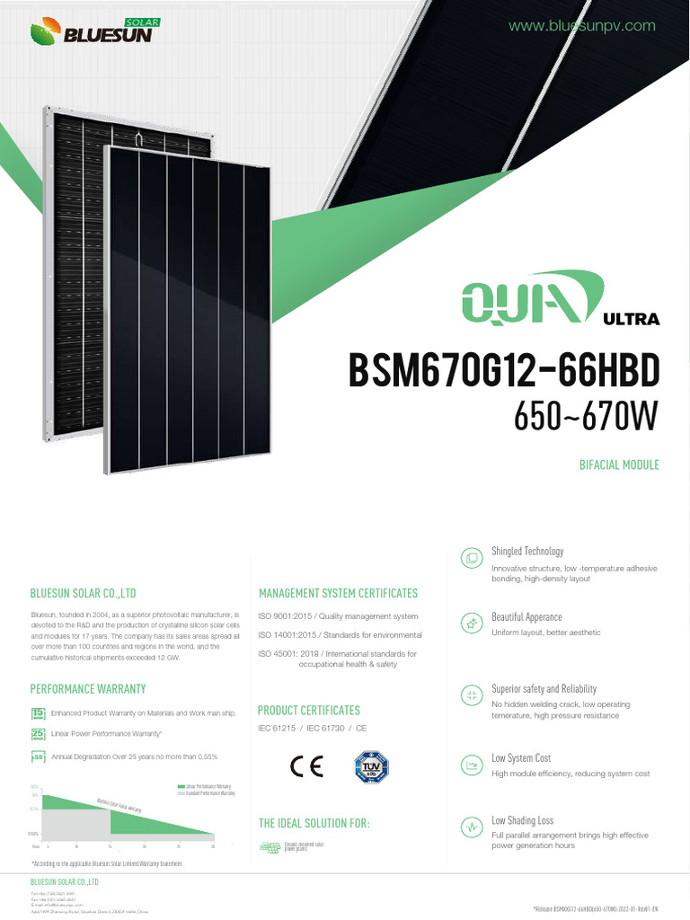 Solar Module Warranty Guide | PDF | Solar Panel | Electrical Engineering